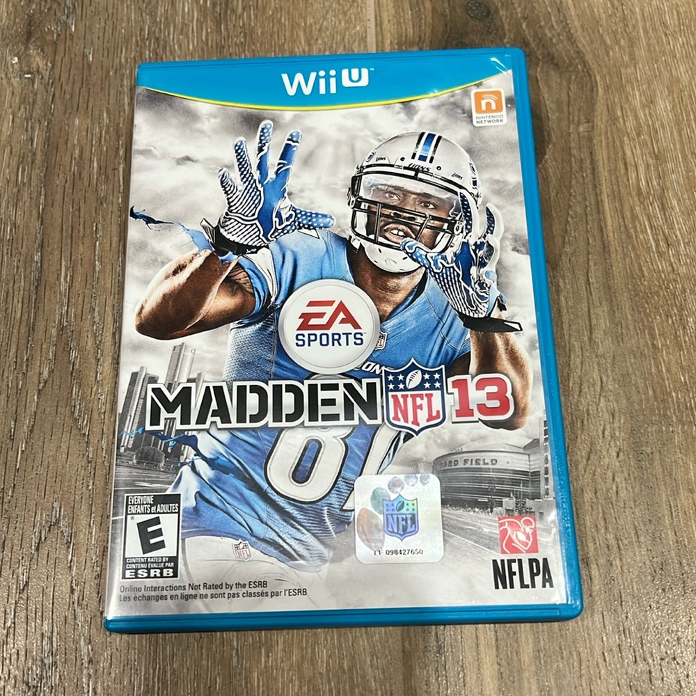 WiiU EA Sports Madden 13 game, used